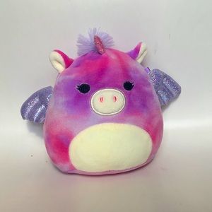 Willow Unicorn Tye Dye Squishmallow 5”